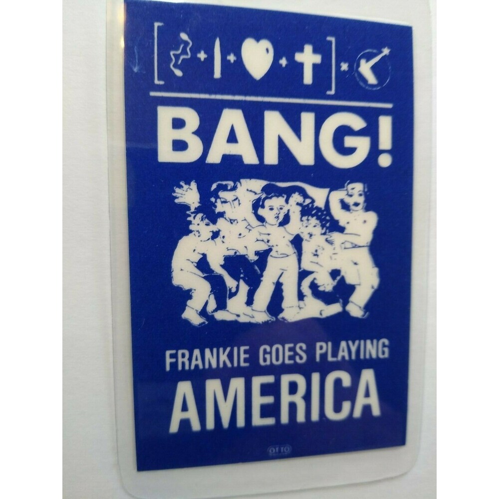 Frankie Goes To Hollywood Bang Backstage Pass 1985 New Wave Synth-Pop Rock Gift